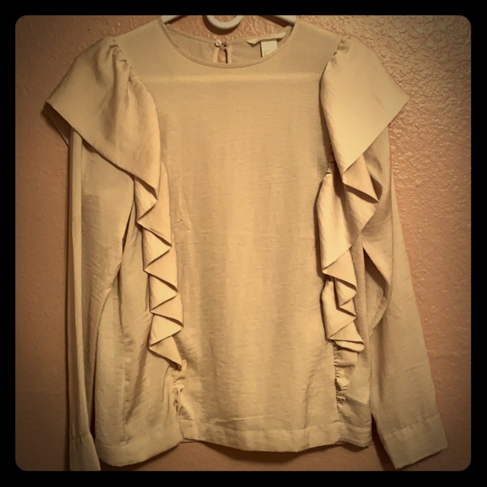 Light pink/ Creme elegant blouse
